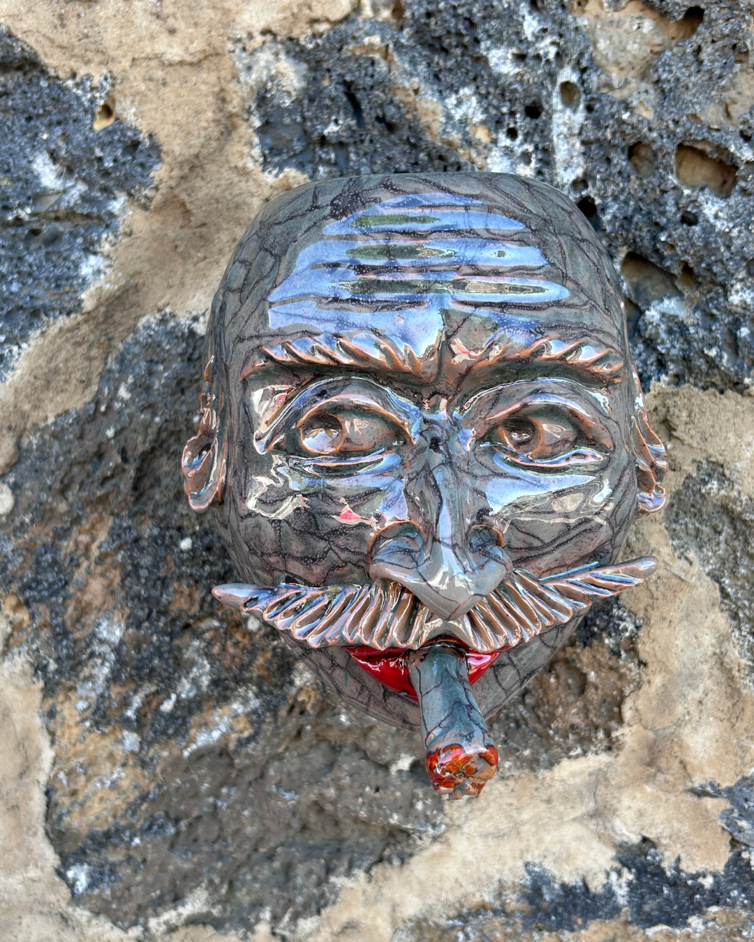 Sfacciata no. 1 m. overskæg og cigar