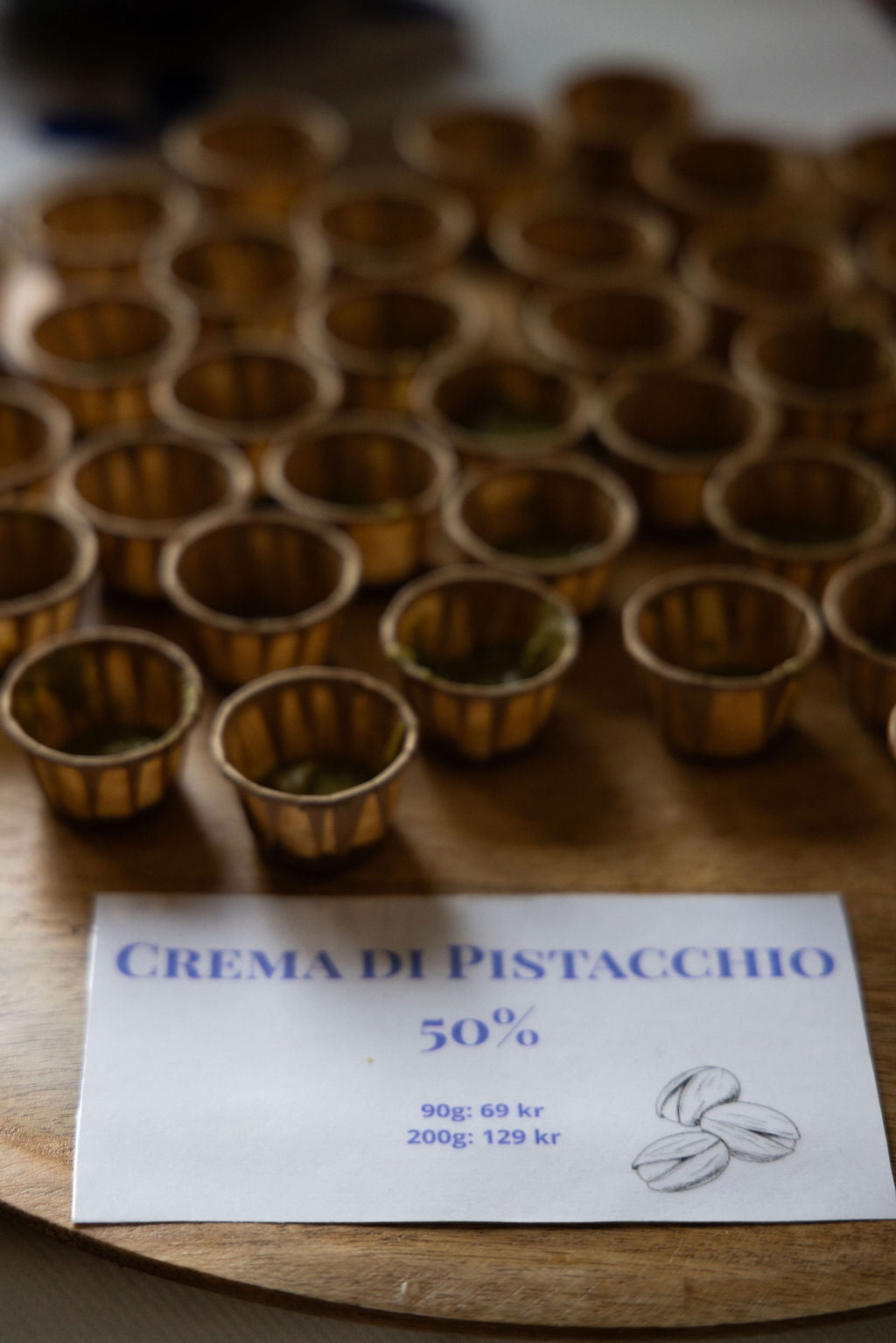 Crema di Pistacchio - pistaciecreme 50% (laktosefri)