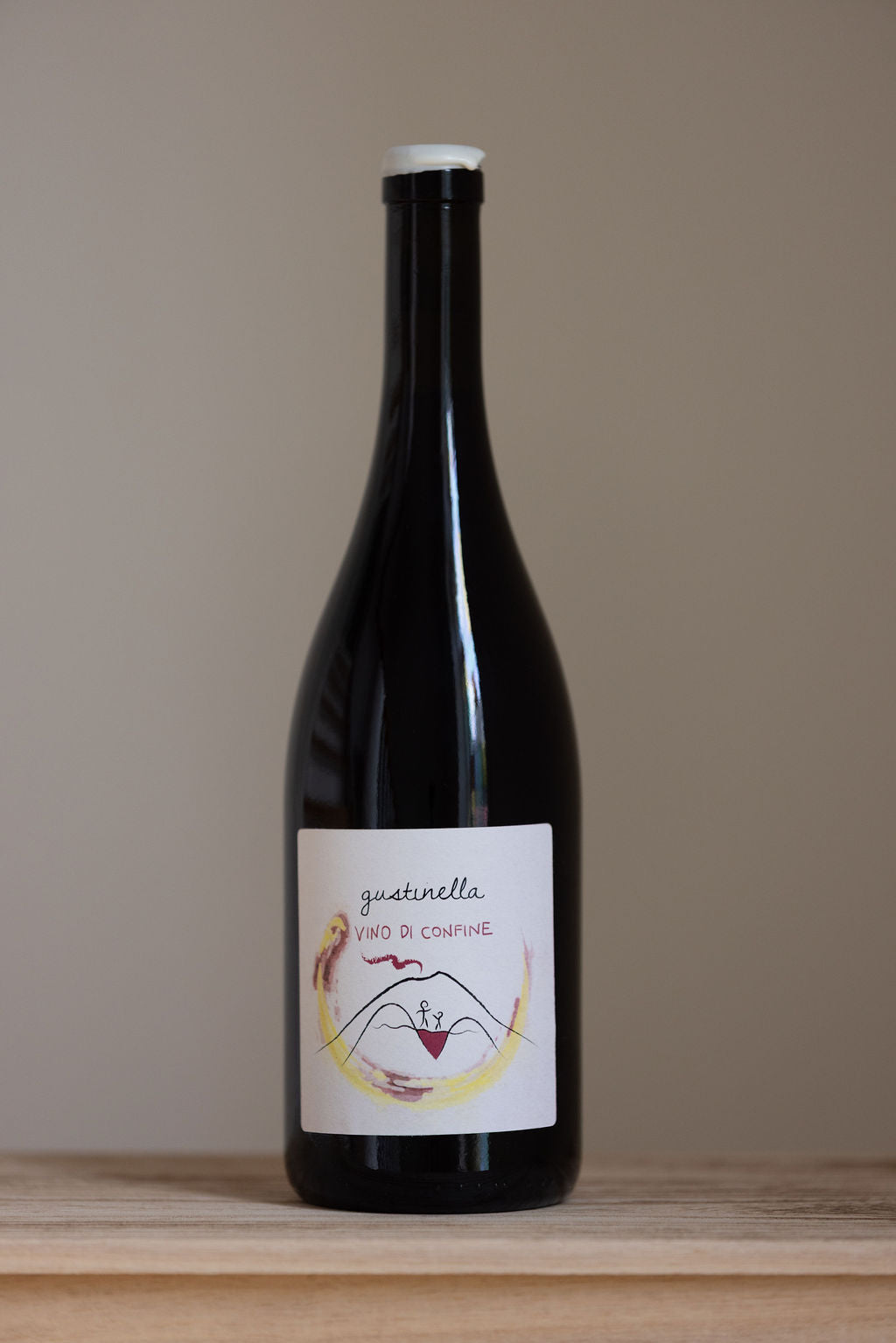 Vino di Confine 2024 – Gustinella Rødvin | Lokale sicilianske druesorter | Etna Nordvest