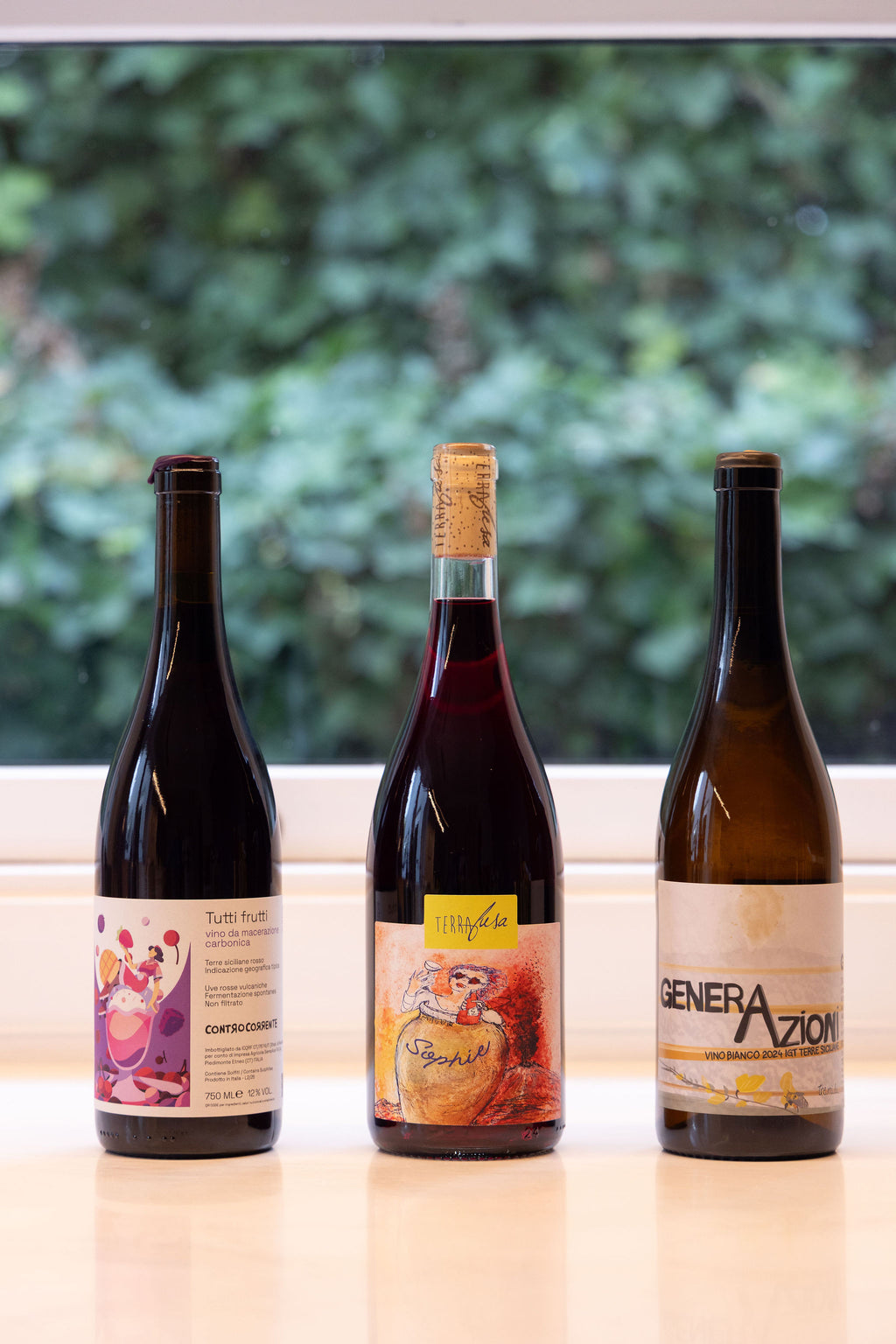 Funky trio – smagesæt med 3 naturvine fra Etna